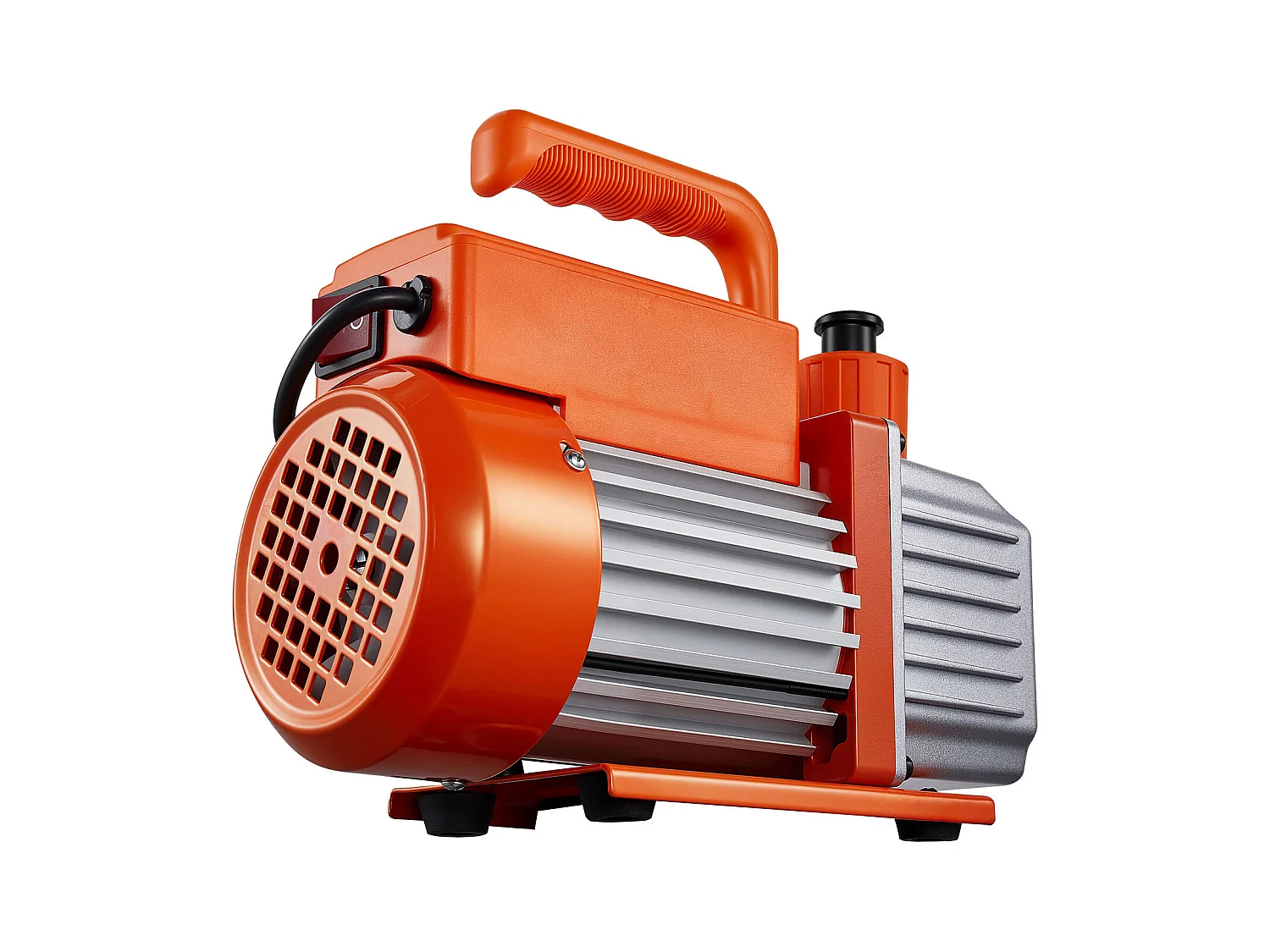 Pompe à Vide SucceBuy pour Climatisation 115 L/min, à Palettes Rotatives, Mono-Étage, avec Manomètre de Collecteur de Réfrigérant, Détecteur de Fuite