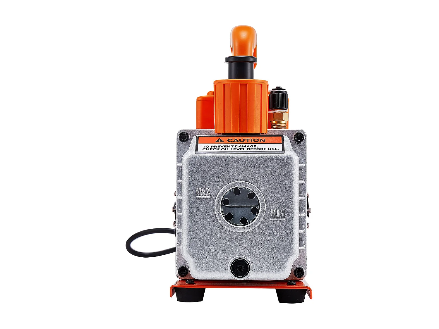 Pompe à Vide SucceBuy pour Climatisation 115 L/min, à Palettes Rotatives, Mono-Étage, avec Manomètre de Collecteur de Réfrigérant, Détecteur de Fuite