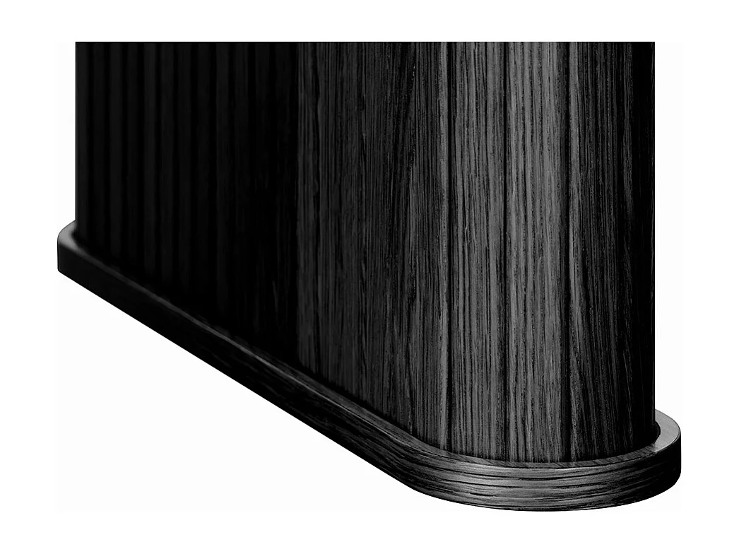 Table à manger 190 cm - Bois noir - ALBA