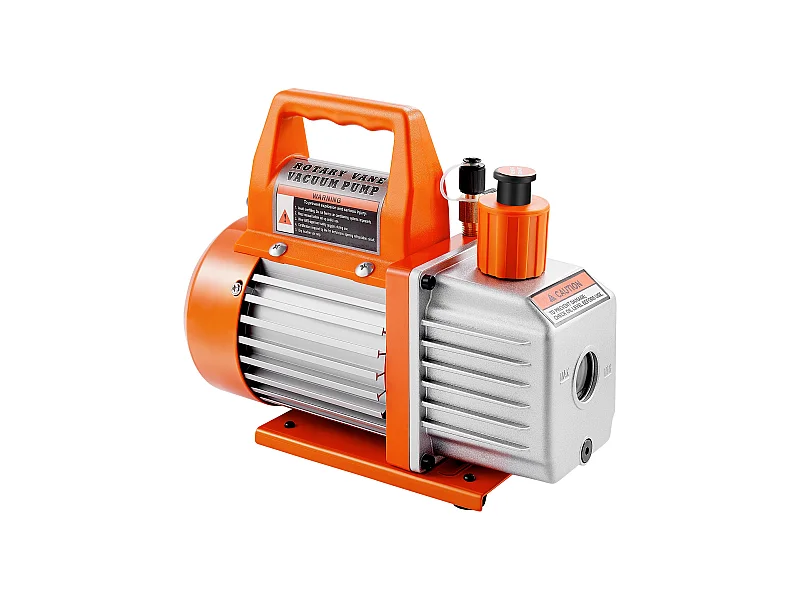 Pompe à Vide SucceBuy 100 L/min, Modèle à Palettes Rotatives 1 Étage, avec Bouteille d'Huile, Idéale pour l'Entretien des Climatiseurs Automobiles