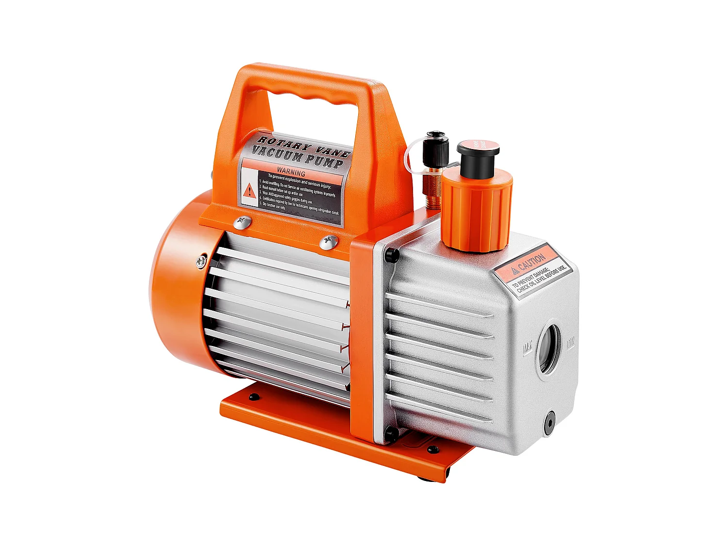 Pompe à Vide SucceBuy 100 L/min, Modèle à Palettes Rotatives 1 Étage, avec Bouteille d'Huile, Idéale pour l'Entretien des Climatiseurs Automobiles