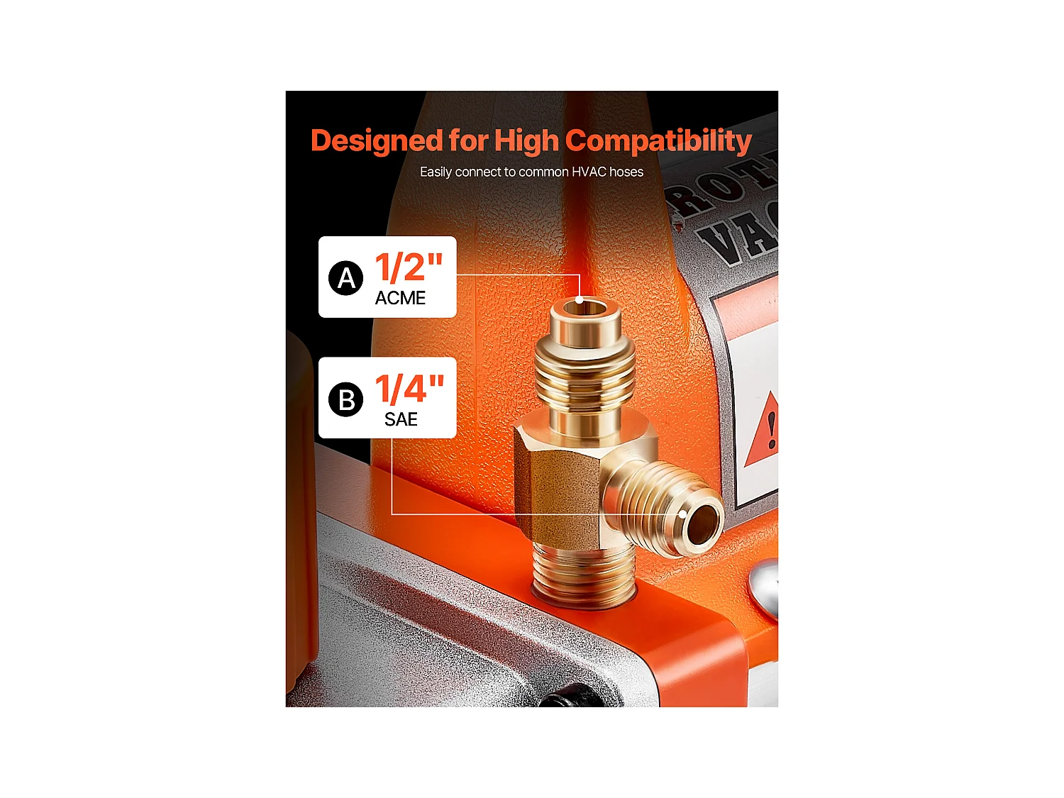 Pompe à Vide SucceBuy 100 L/min, Modèle à Palettes Rotatives 1 Étage, avec Bouteille d'Huile, Idéale pour l'Entretien des Climatiseurs Automobiles
