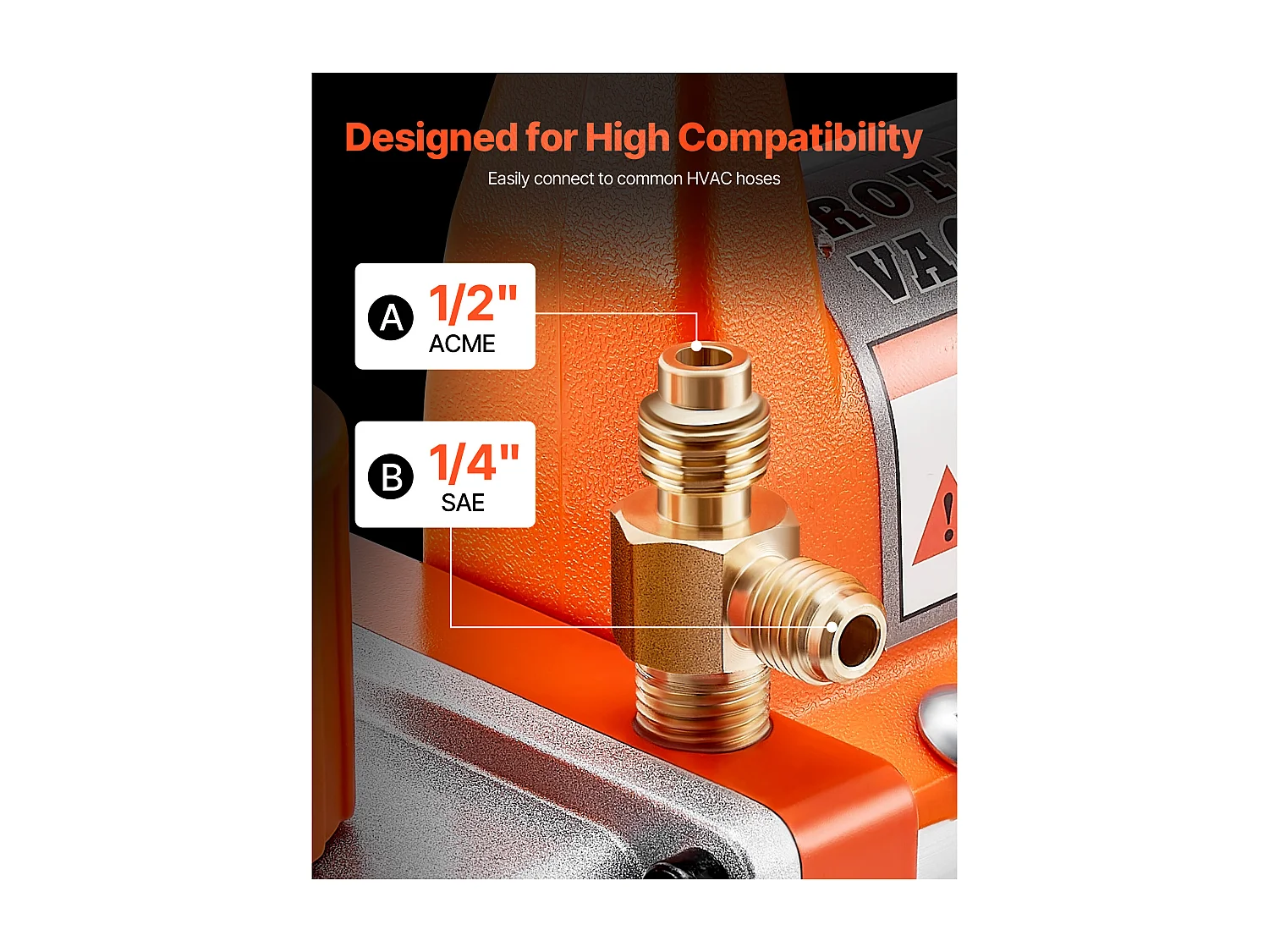 Pompe à Vide SucceBuy 100 L/min, Modèle à Palettes Rotatives 1 Étage, avec Bouteille d'Huile, Idéale pour l'Entretien des Climatiseurs Automobiles