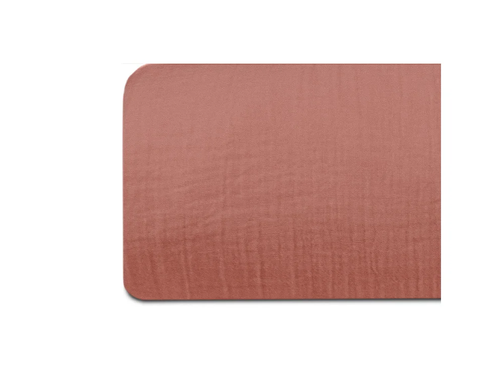 Drap - housse gaze de coton teracotta 180x200 cm