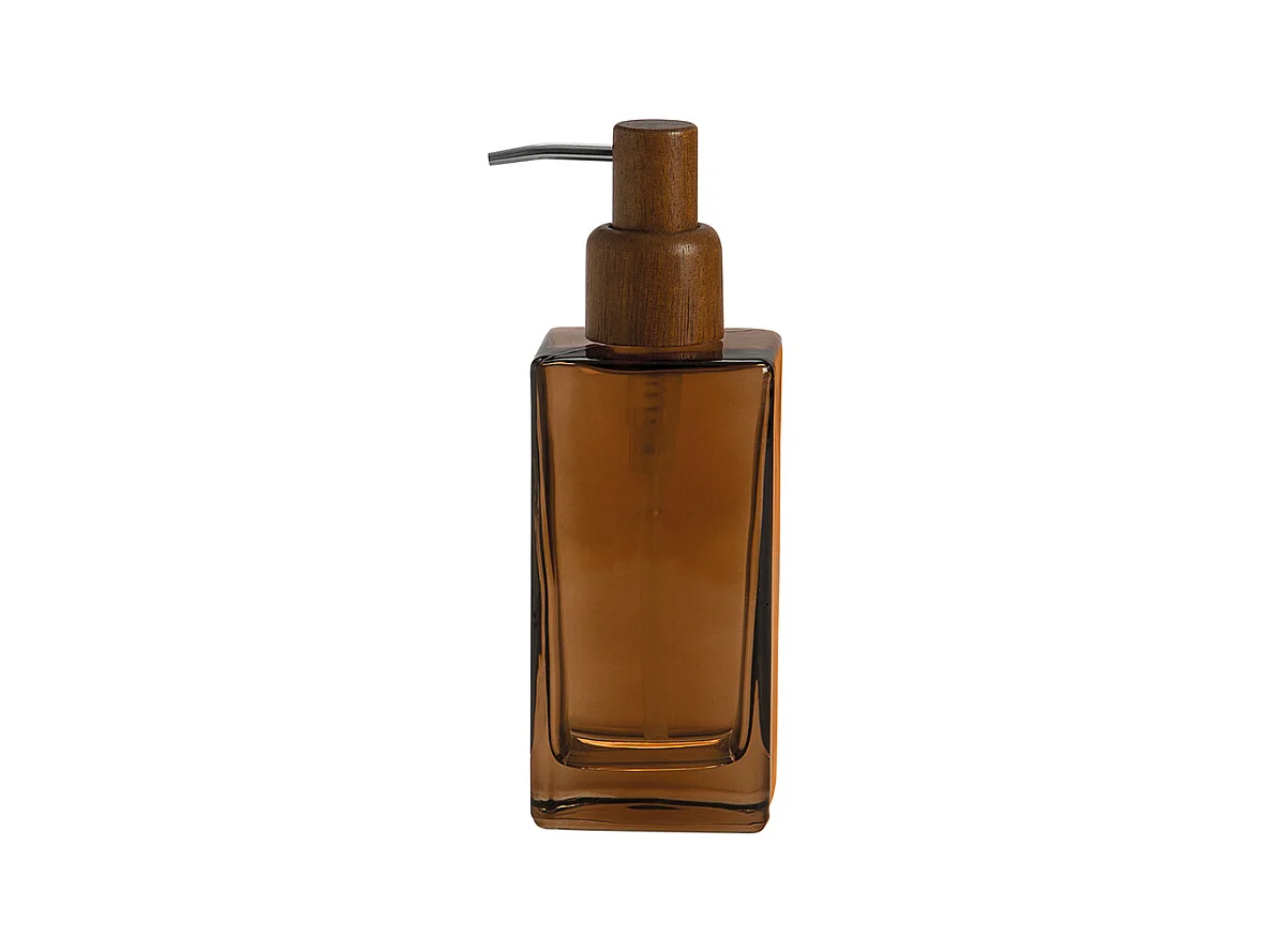 Distributeur savon verre marron COSTA