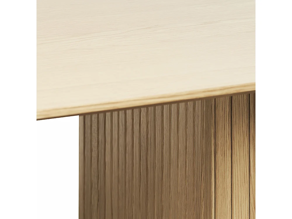 Table à manger 190 cm - Bois naturel - ALBA