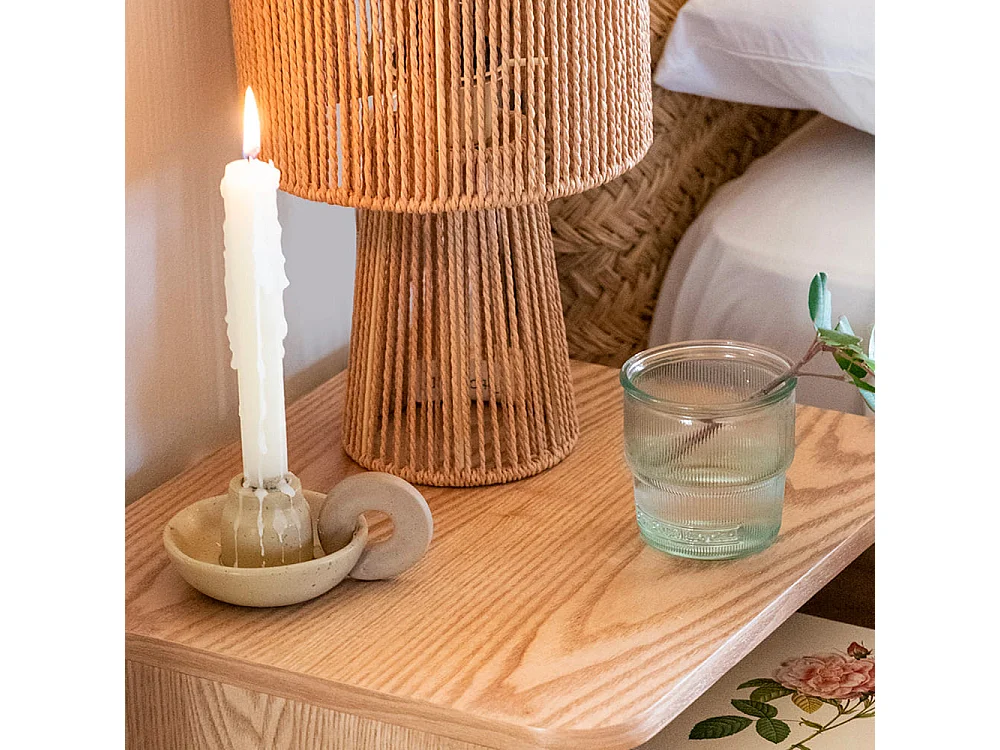 chandelier céramique beige notte