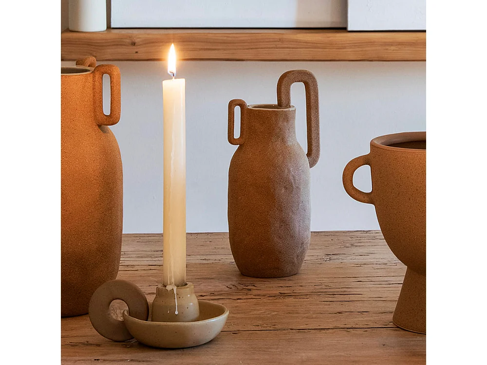 chandelier céramique beige notte