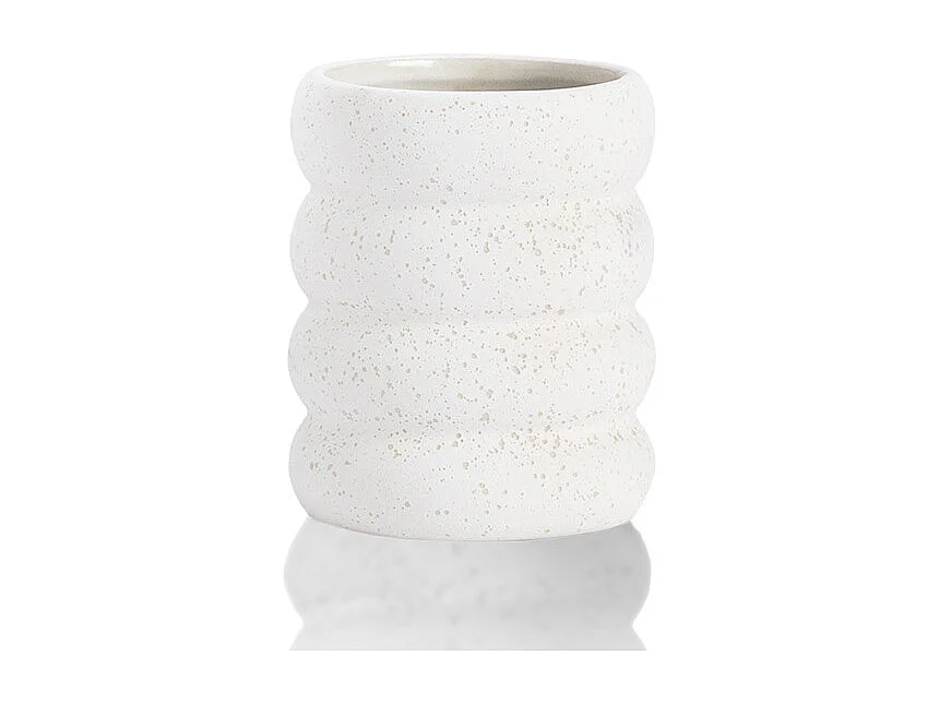 Pot brosse à dents dolomite blanche MONTI