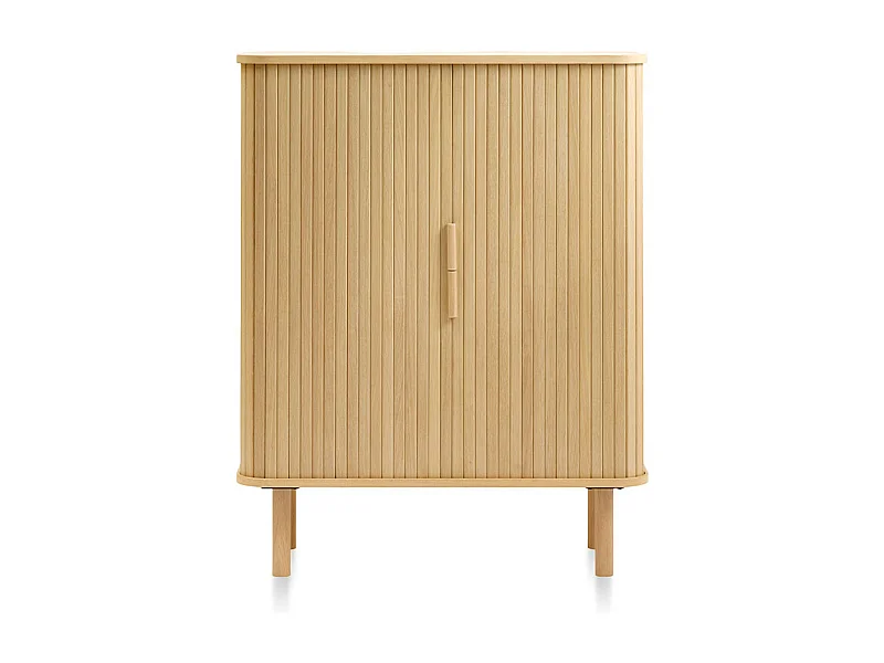 Buffet 2 portes 3 tiroirs 160 cm bois foncé 160x80x45 cm