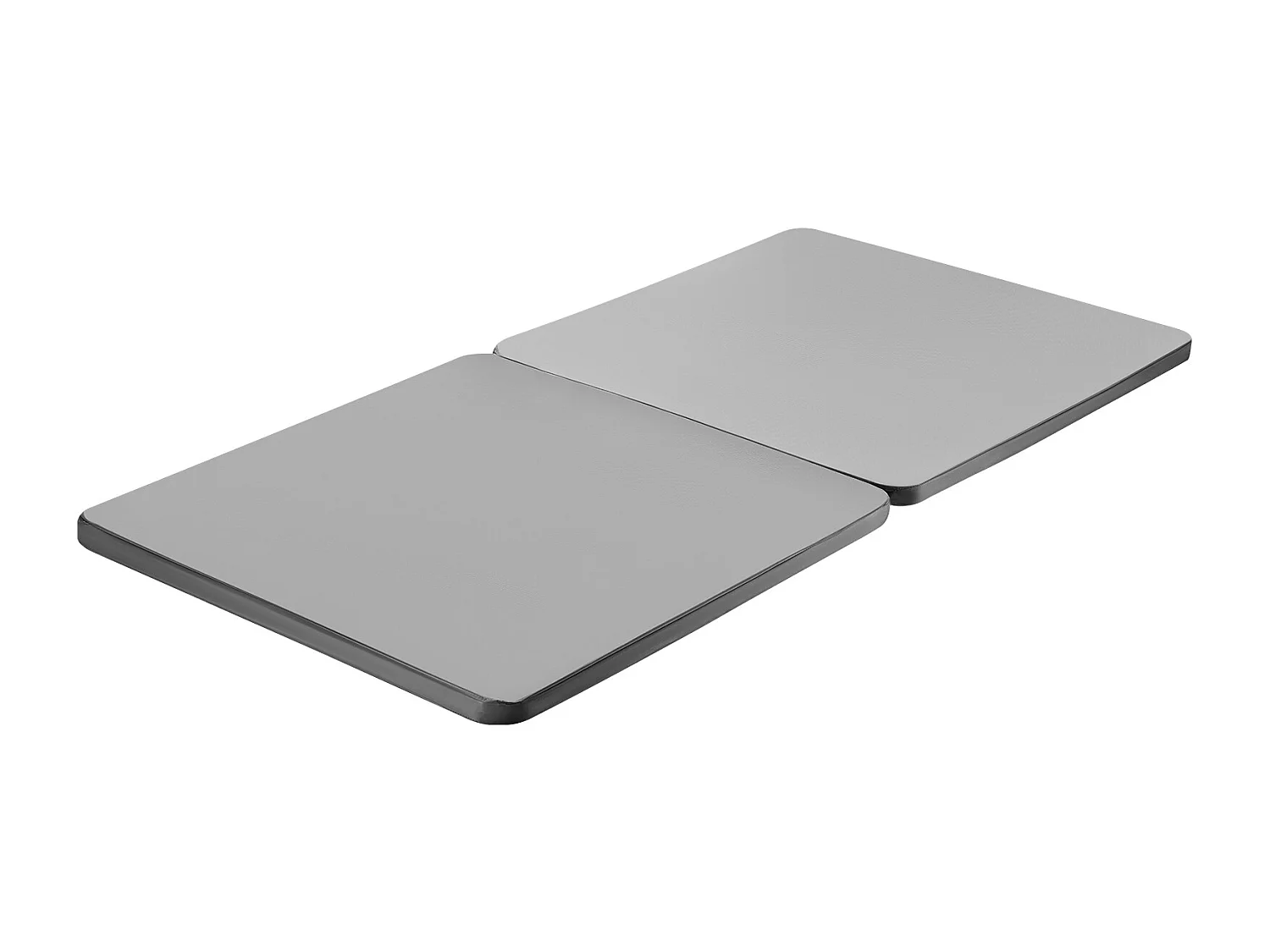 Bedplank SucceBuy Bunkie Board voor Dubbele Bedden ,190 x 133 x 3.8 cm, met Bestendig Oxford Stof 200D, Houten basis , 2-delig Ontwerp in Grijs