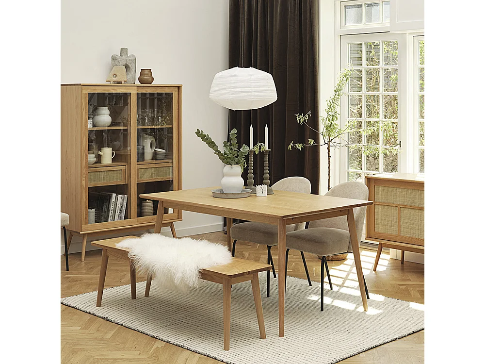 Table à manger 150 cm - Bois - CAPRI