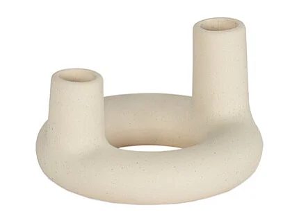 chandelier céramique écru corallo - 13x13x8 cm