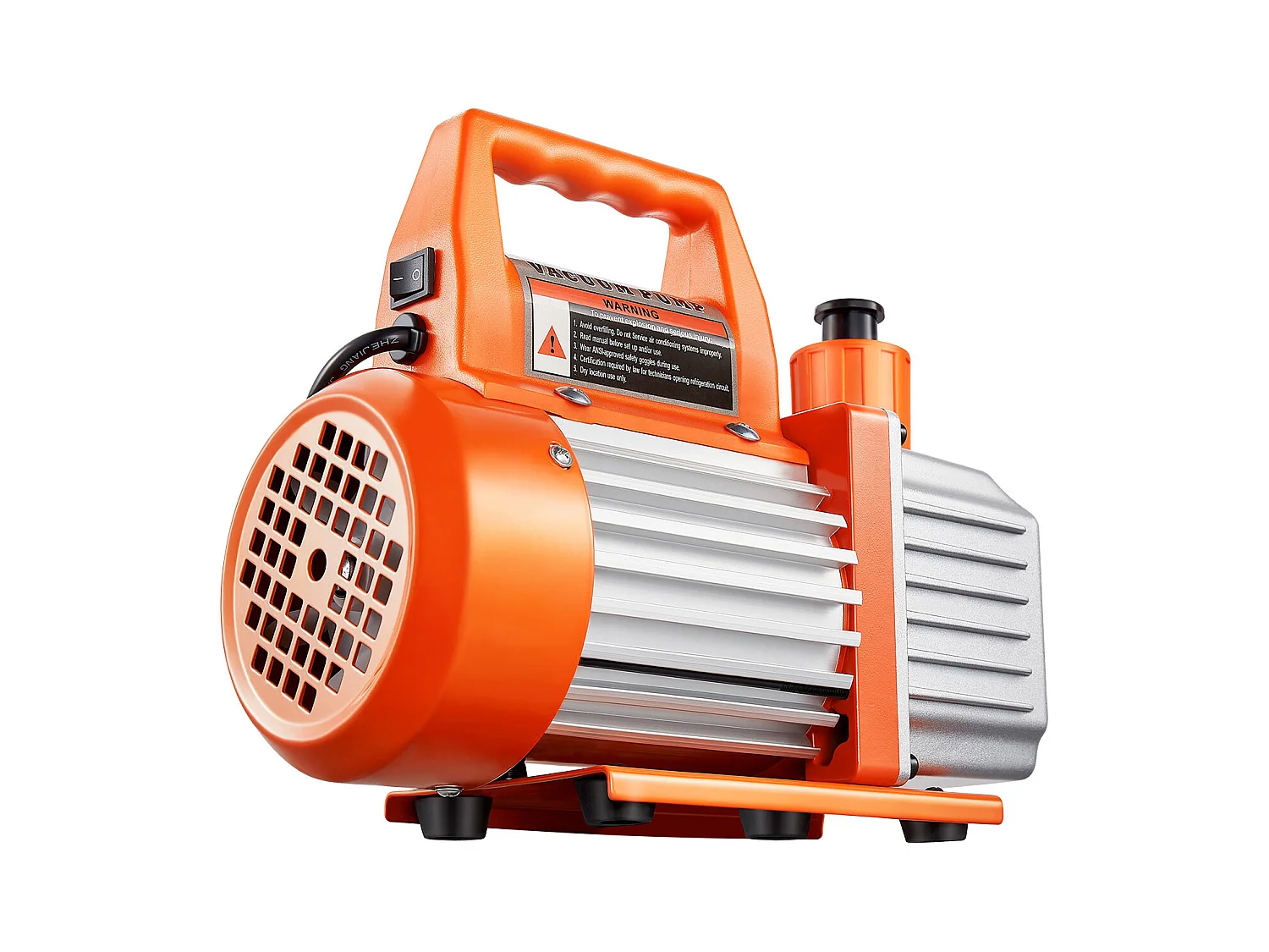 Pompe à Vide SucceBuy de 11,36 L avec Pompe, 99 L/min, en Acier Inoxydable, Kit de Chambre de Dégazage, Couvercle en Verre Trempé, Tuyau de 1,5 m