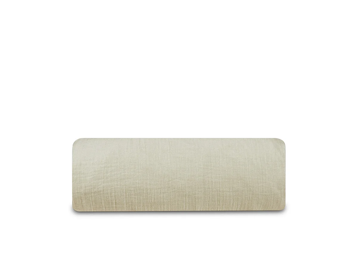 Drap - housse gaze de coton vert sauge 90x190 cm