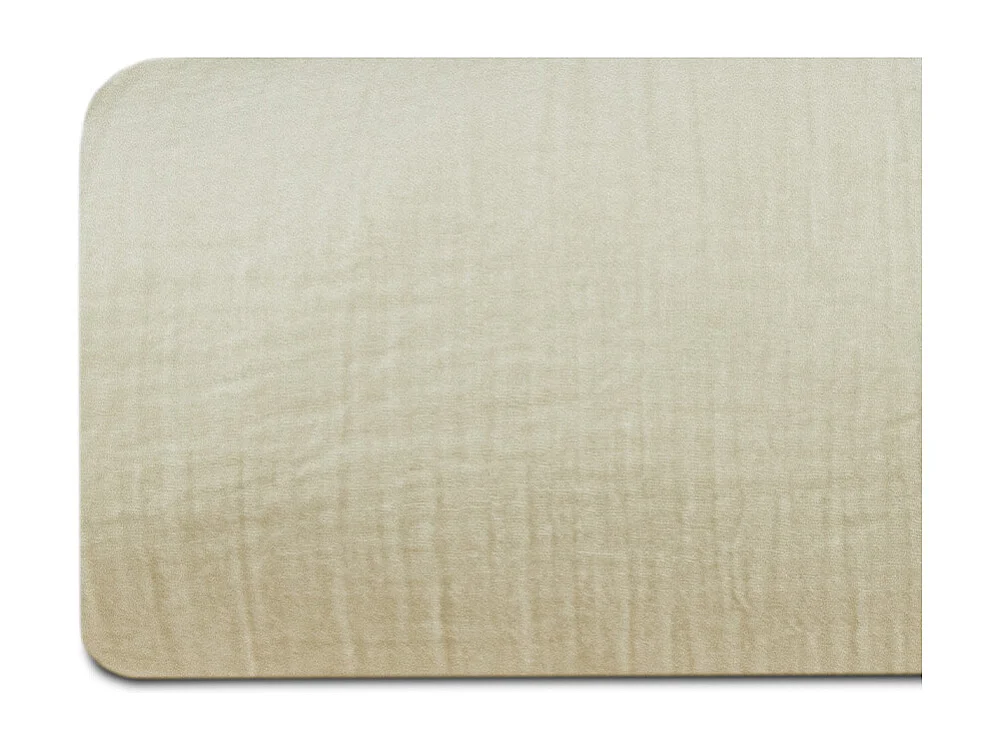 Drap-housse gaze de coton sable 140x190 cm