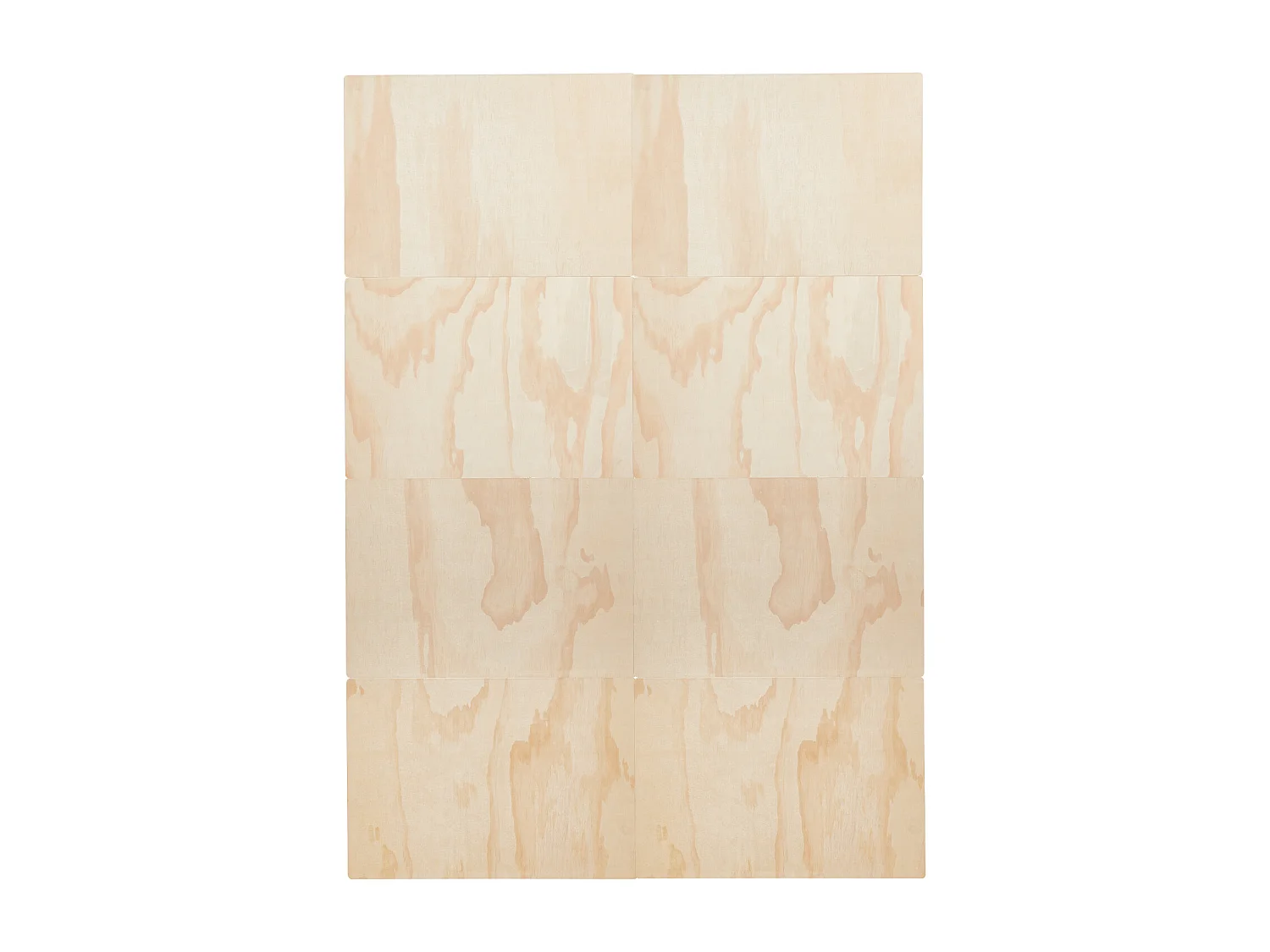 Somier de listones SucceBuy Plegable Tamaño Completo, Colchón Superior de Madera para el Soporte bajo los Colchones, Listo para Usar, 8 Piezas, de Madera Natural