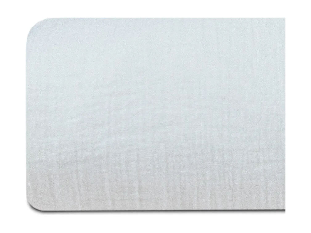 Drap-housse gaze de coton écrue 180x200 cm