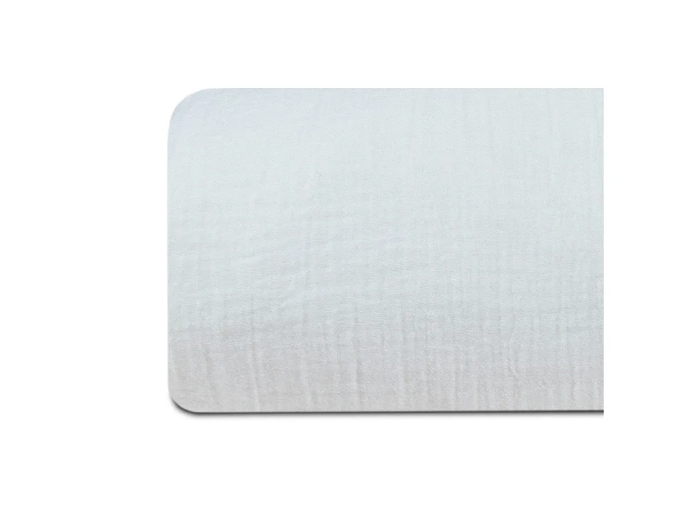 Drap - housse gaze de coton écrue 180x200 cm