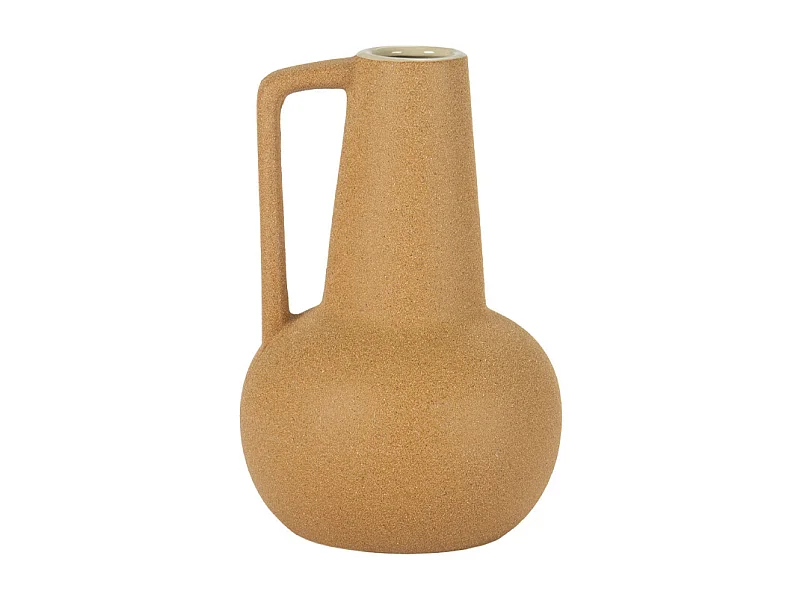 vase céramique terracotta terra - 15x15x22 cm