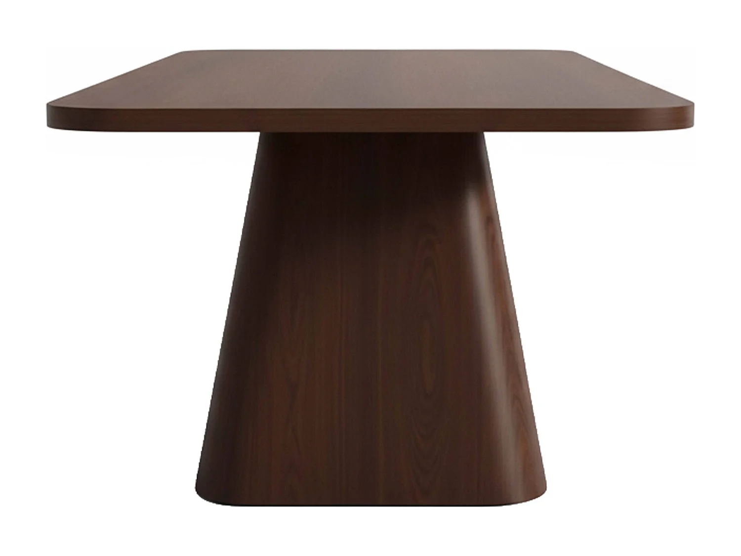Table à manger scandinave rectangulaire 180 cm effet bois foncé