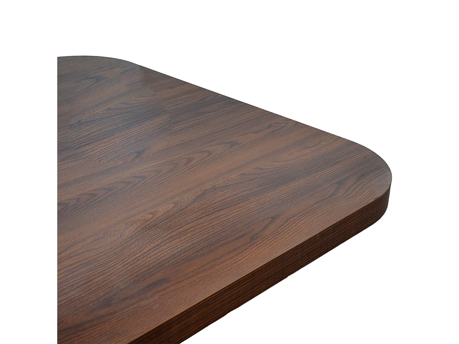 Table à manger scandinave rectangulaire 180 cm effet bois foncé