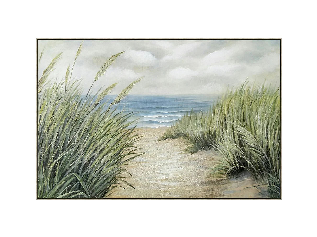 Tableau chemin de bord de mer 120x80 cm