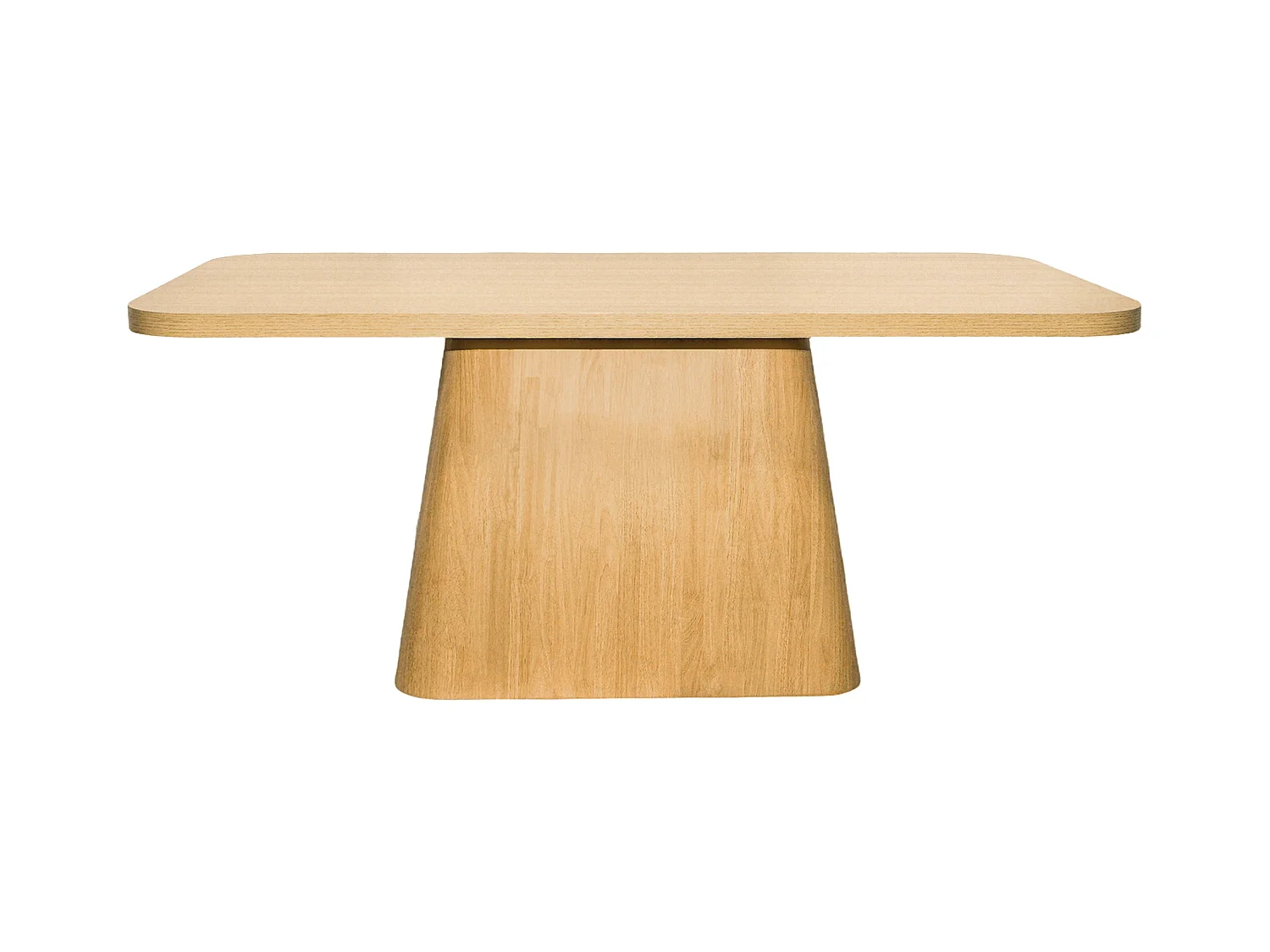 Table à manger scandinave rectangulaire 180 cm 6-8 places effet bois clair