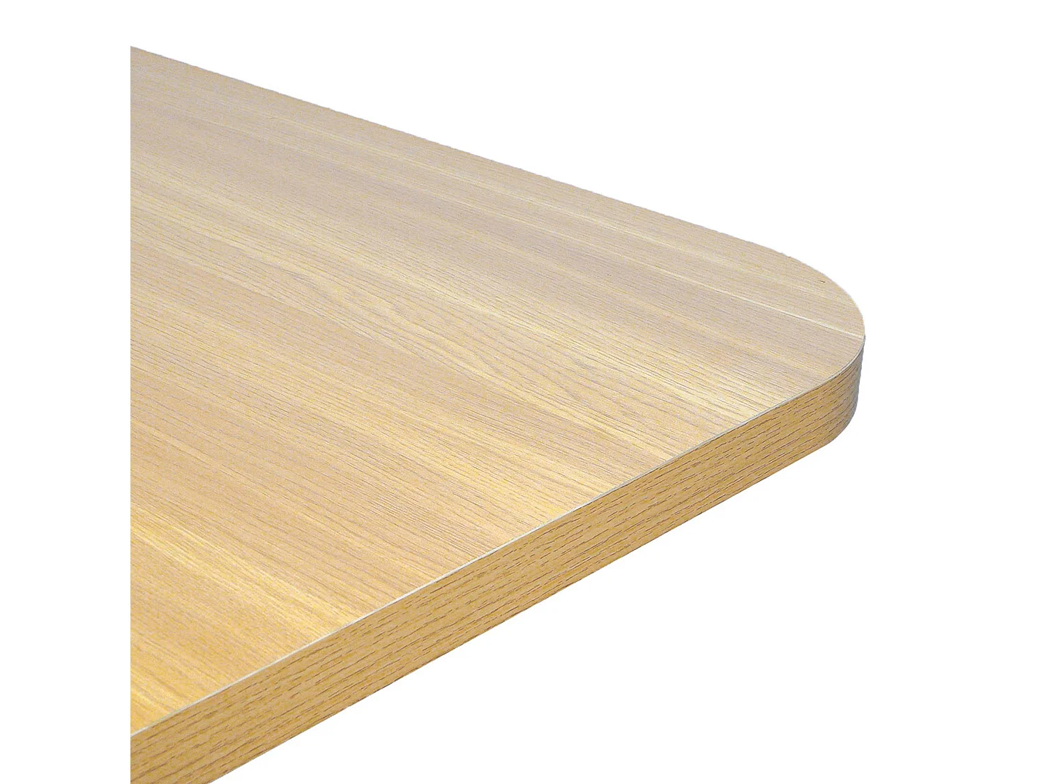 Scandinavische rechthoekige eettafel 180 cm licht houtlook