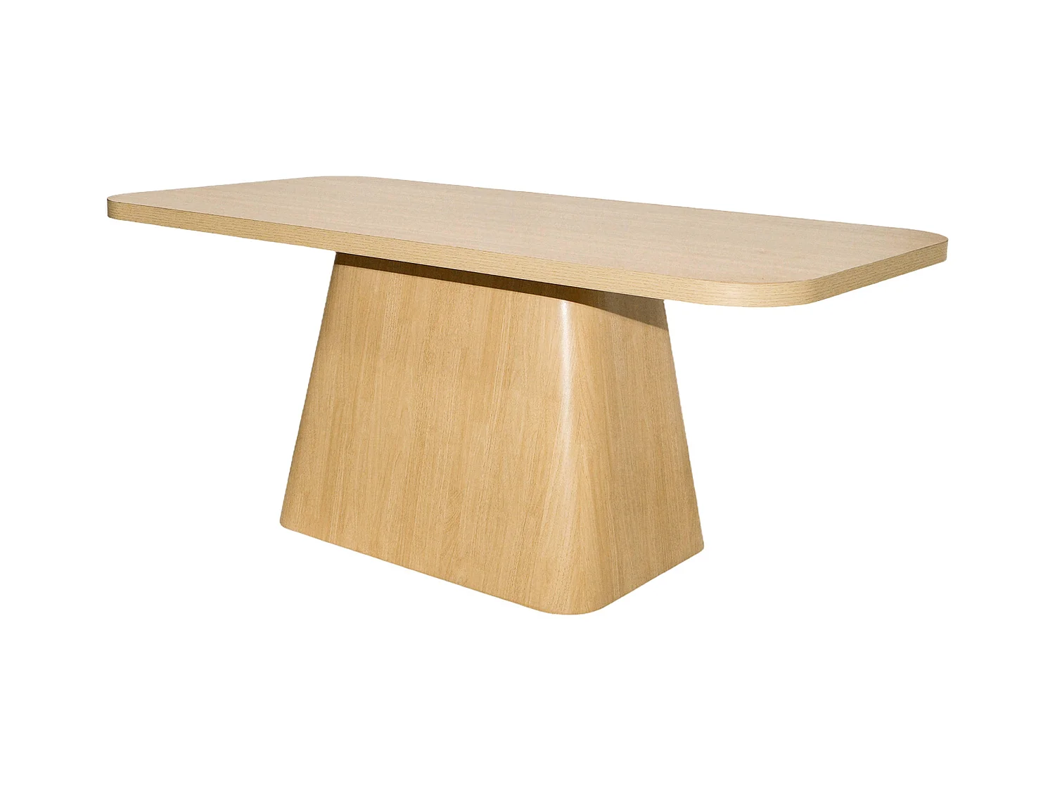 Table à manger scandinave rectangulaire 180 cm 6-8 places effet bois clair