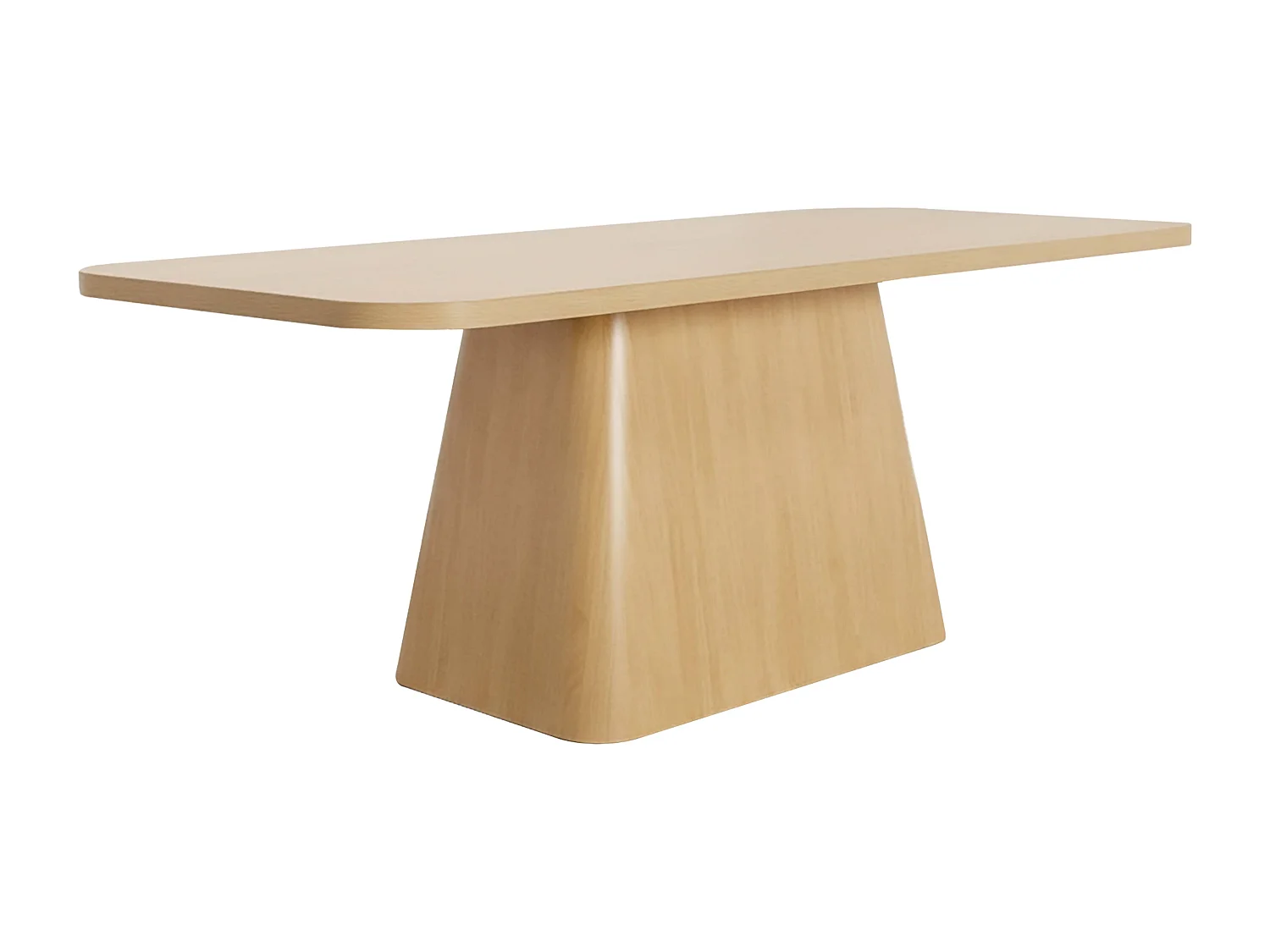 Table à manger scandinave rectangulaire 180 cm effet bois clair