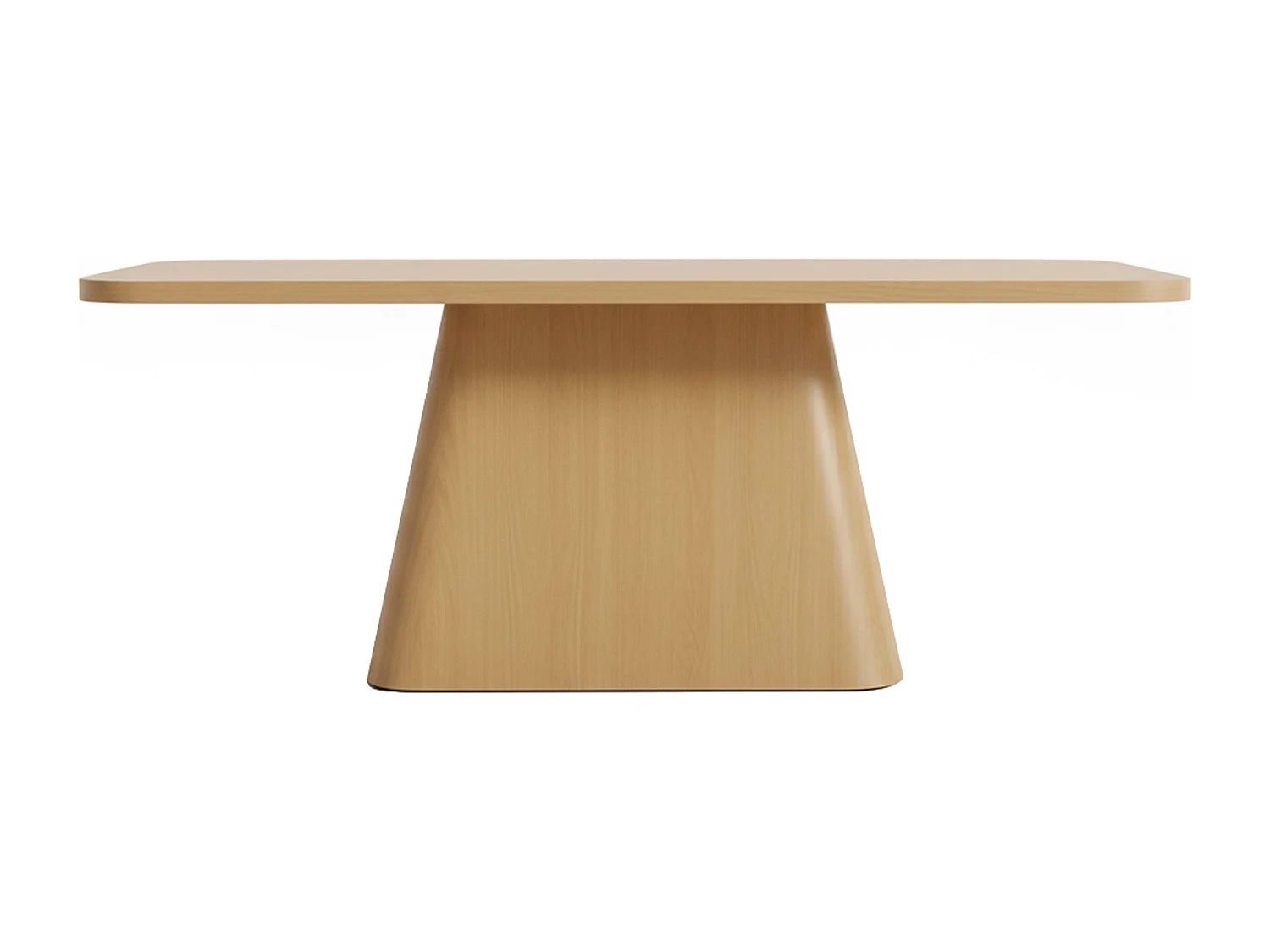 Table à manger scandinave rectangulaire 180 cm effet bois clair
