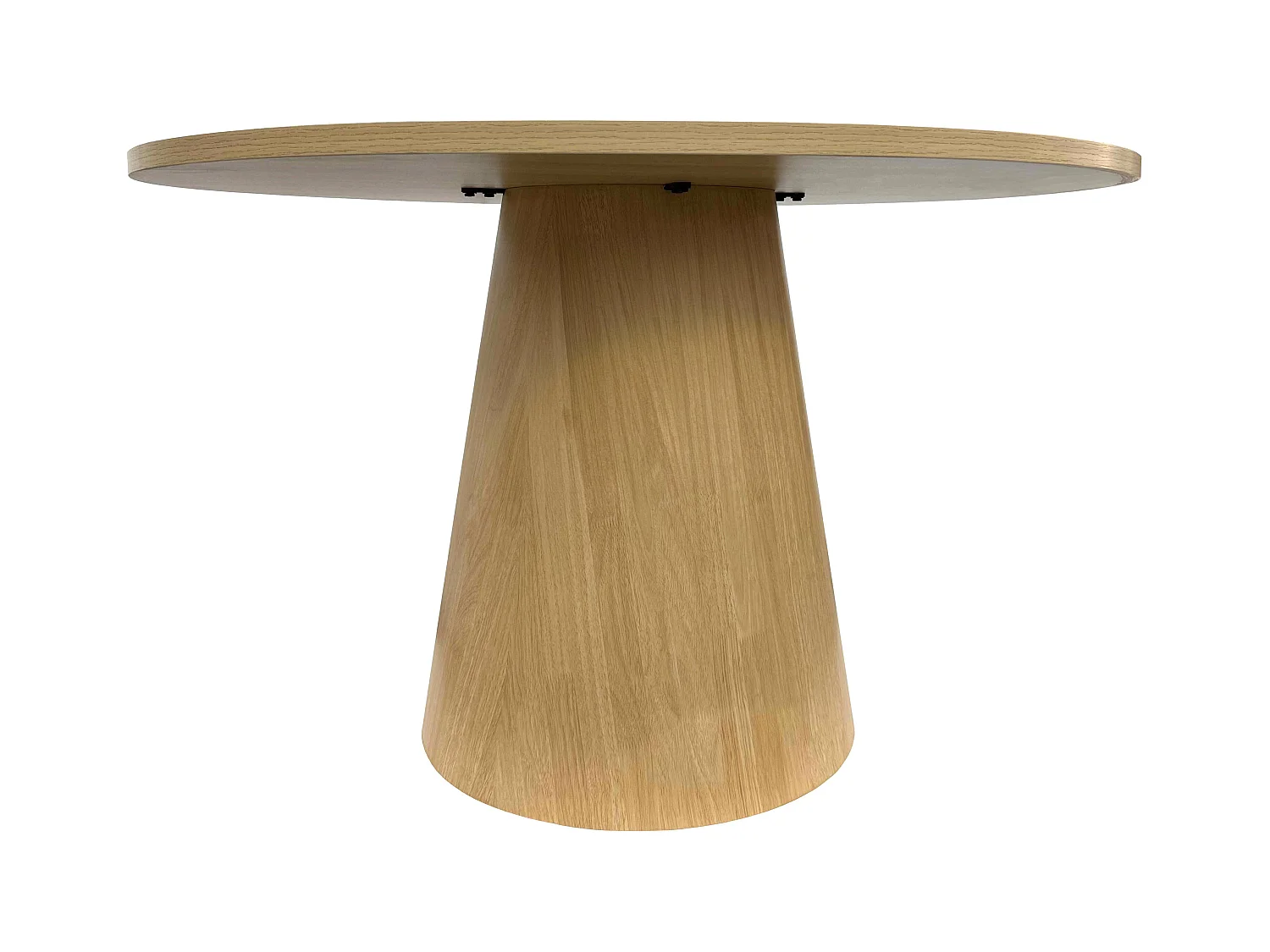 Table à manger scandinave ronde 120 cm effet bois clair