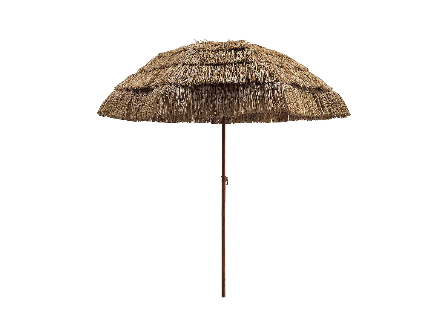 Rechte kantelbare parasol, rond, diameter 1,95 m