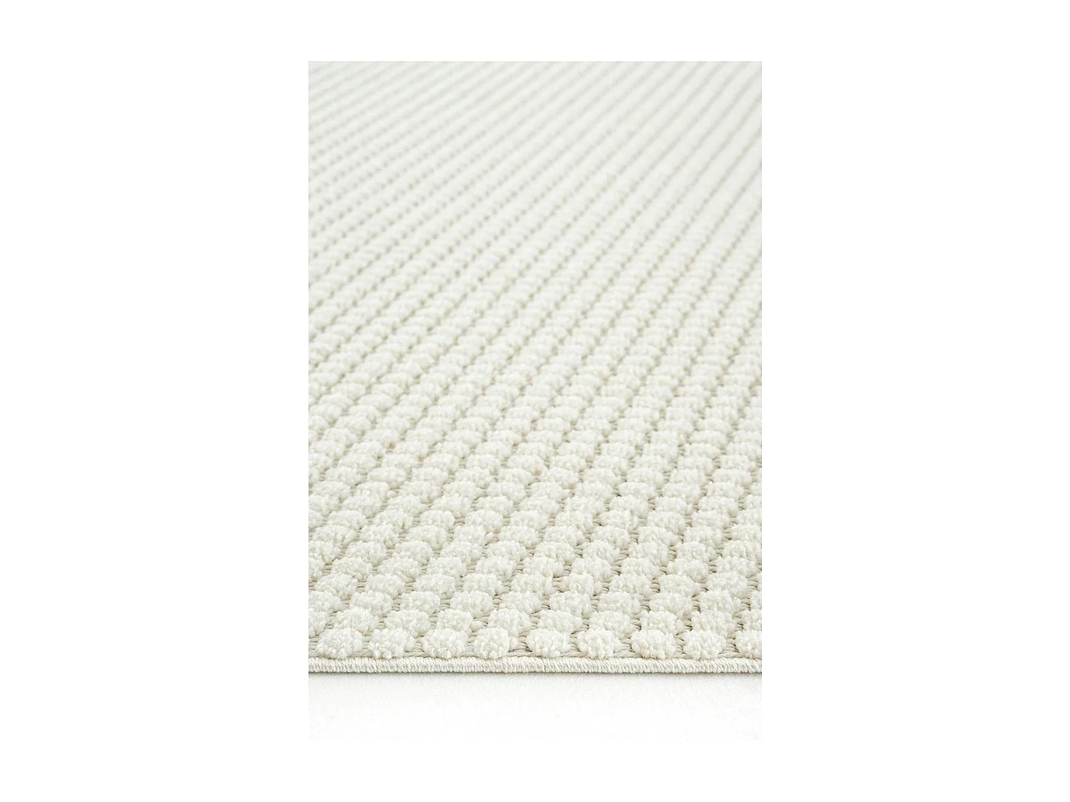 Tapis de salon crème – tissage texturé, 120x180 cm ISTANBUL