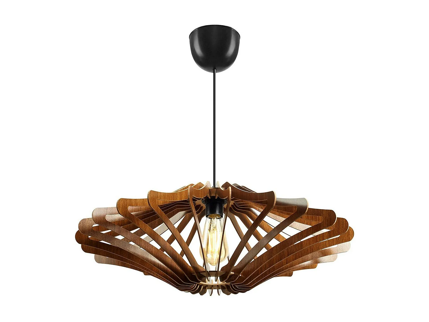 Suspension salle à manger marron - forme graphique BIEL