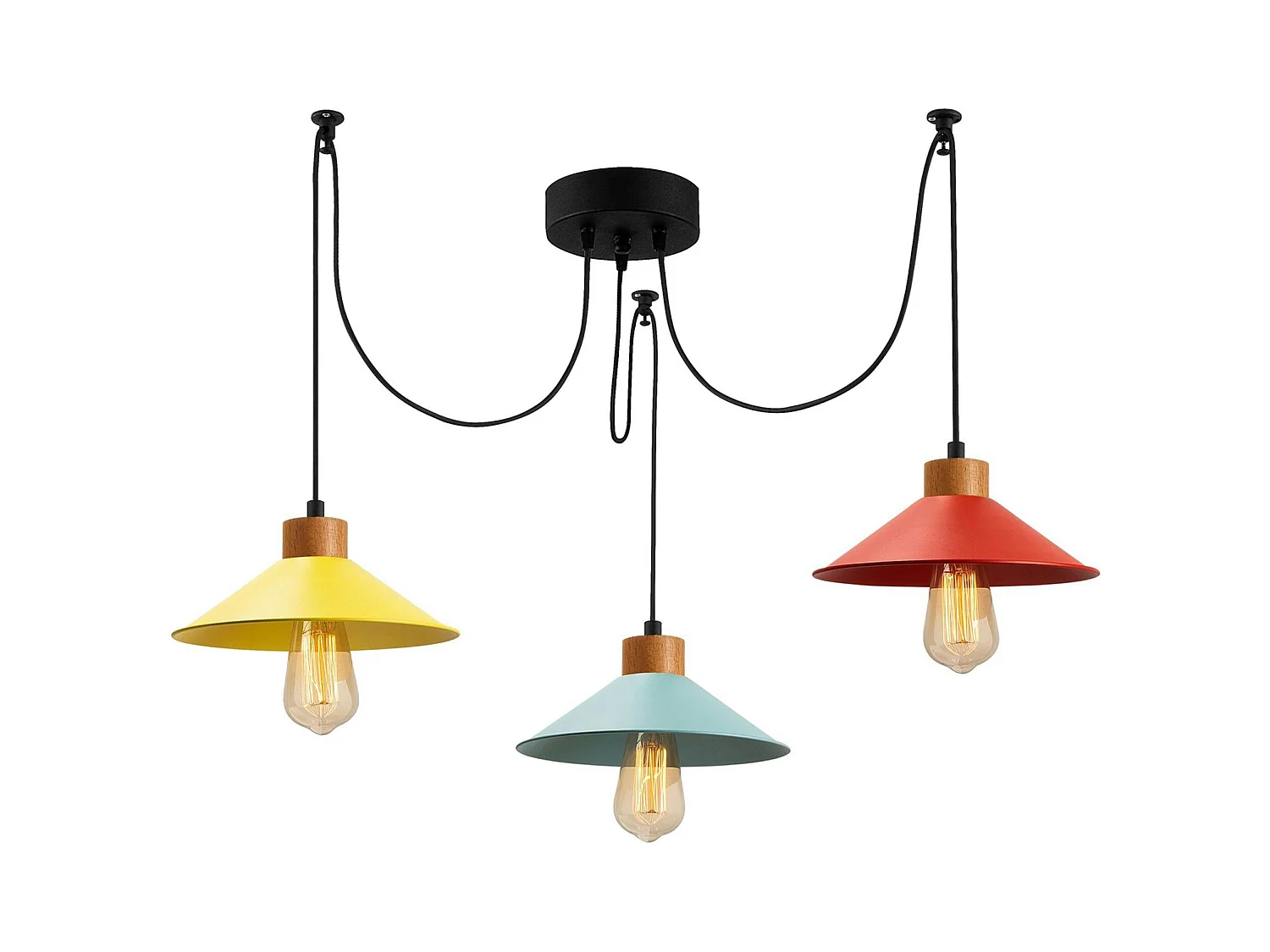 Suspension de salle à manger – araignée multicolore IGDIR