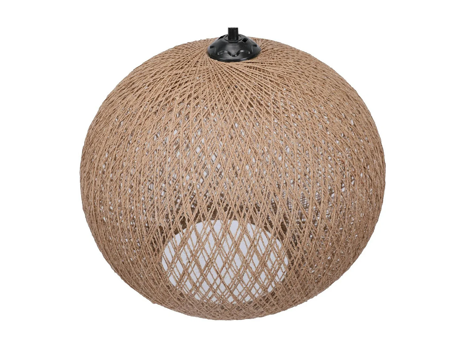 Suspension bohème jute naturelle - forme boule, ø38 cm AROSA