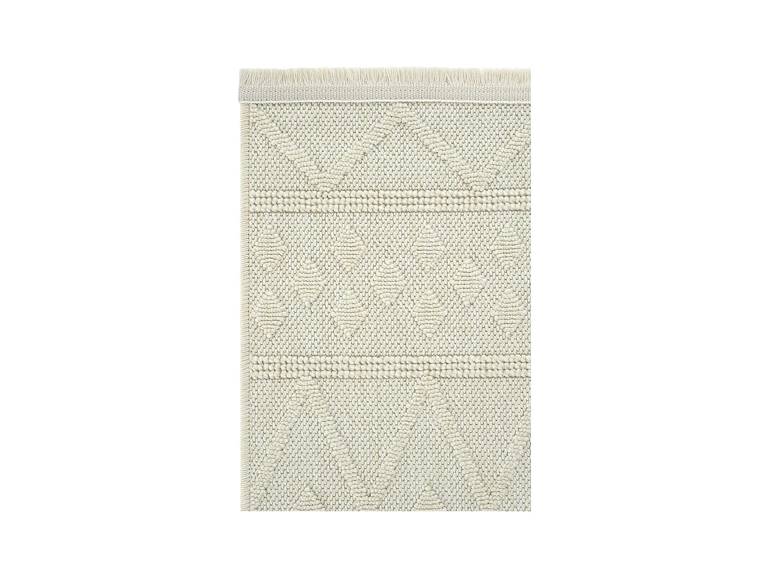 Tapis crème avec motifs texturés – 120x180 cm ISTANBUL