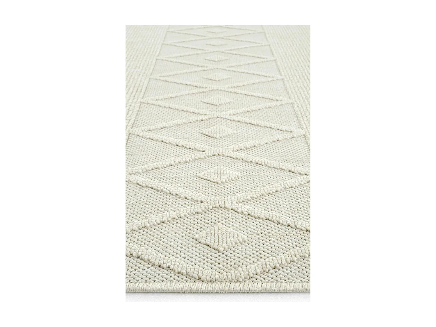 Tapis crème avec motifs texturés – 120x180 cm ISTANBUL