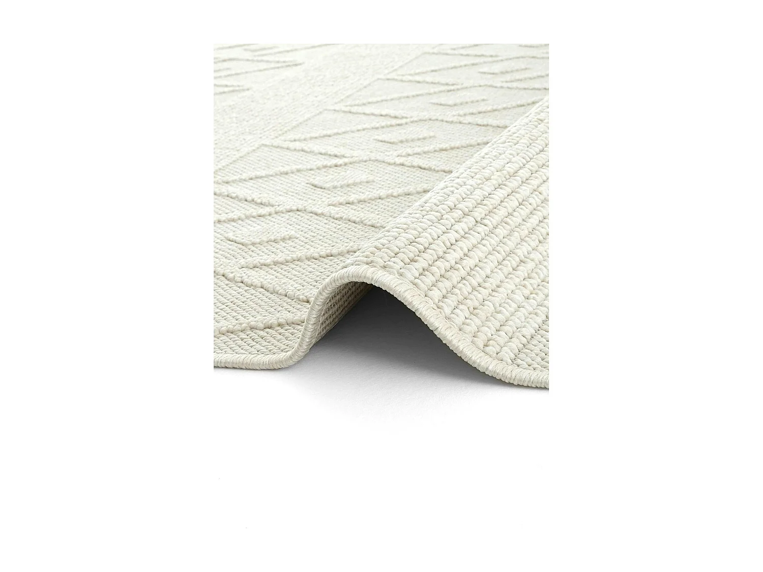 Tapis crème avec motifs texturés – 120x180 cm ISTANBUL