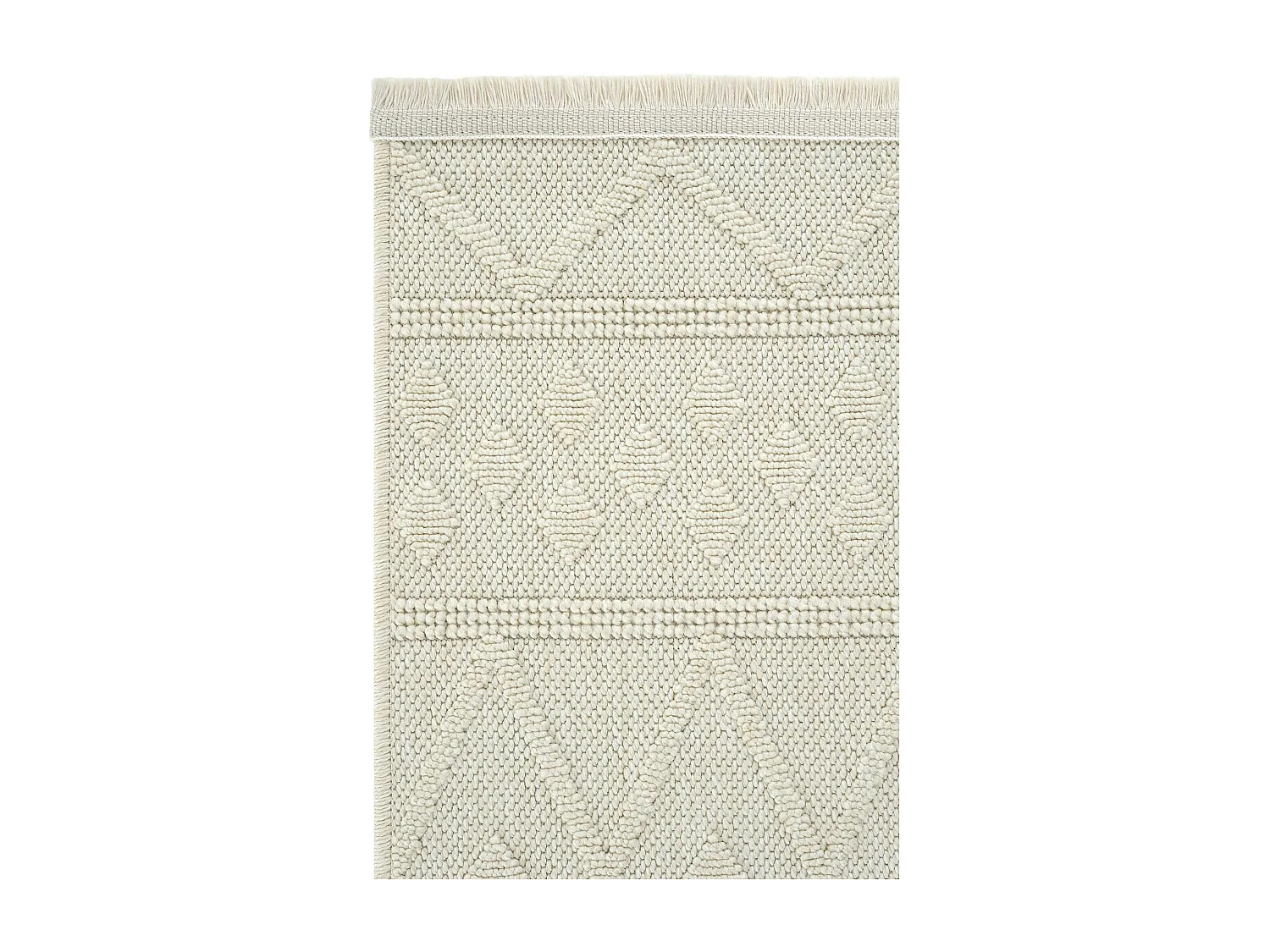 Tapis crème avec motifs texturés – 120x180 cm ISTANBUL