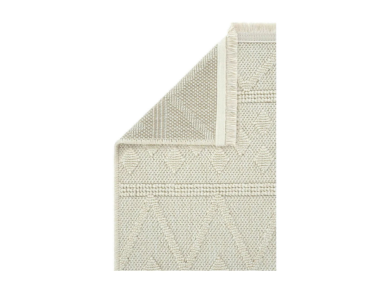 Tapis crème avec motifs texturés – 120x180 cm ISTANBUL