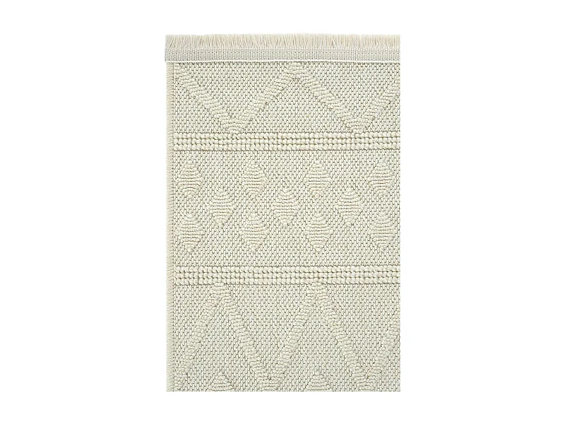 Tapis crème avec motifs texturés – 120x180 cm ISTANBUL