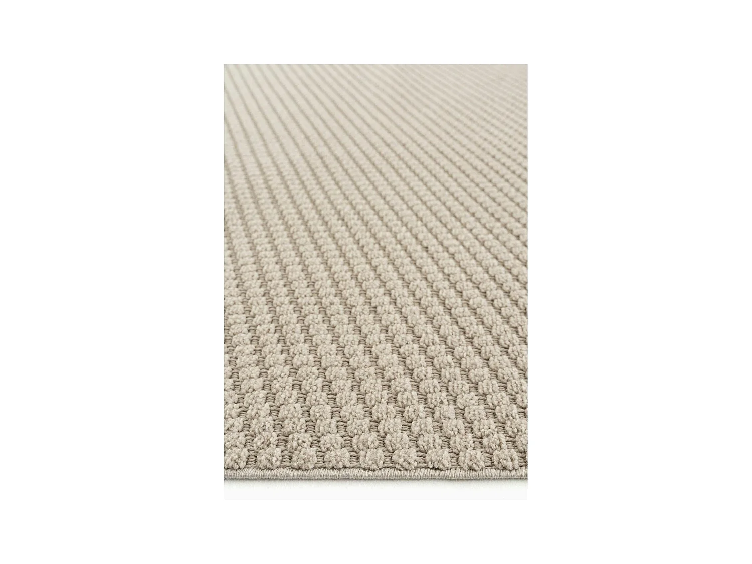Tapis de salon taupe – tissage texturé, 120x180 cm ISTANBUL