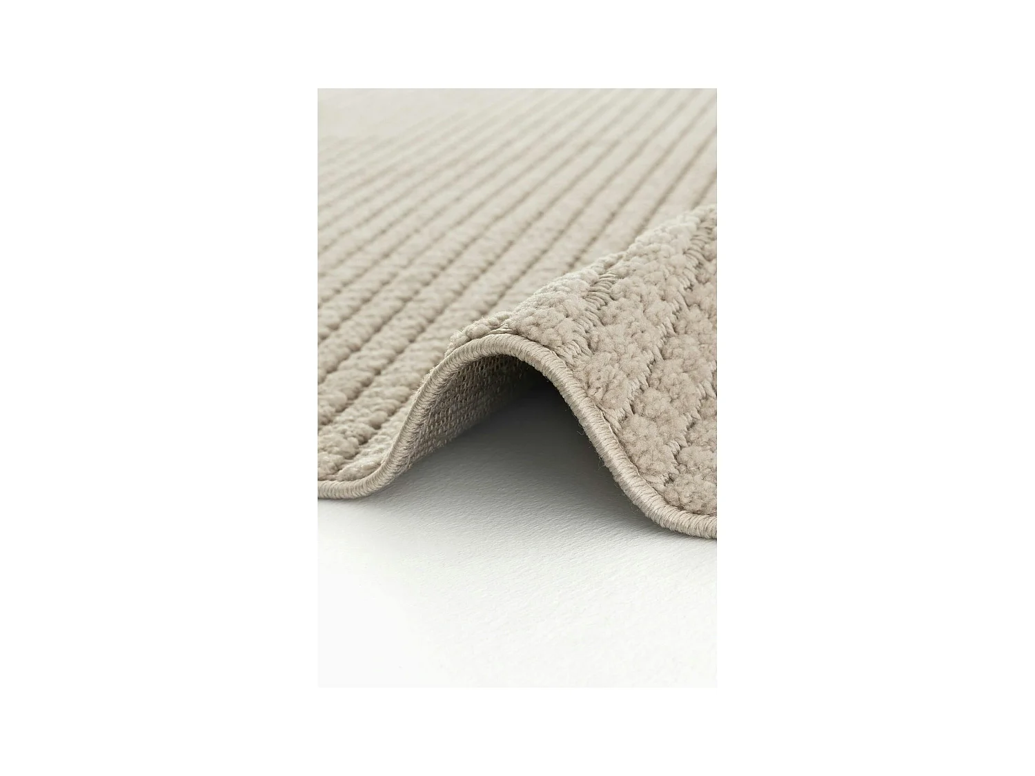 Tapis de salon taupe – tissage texturé, 120x180 cm ISTANBUL