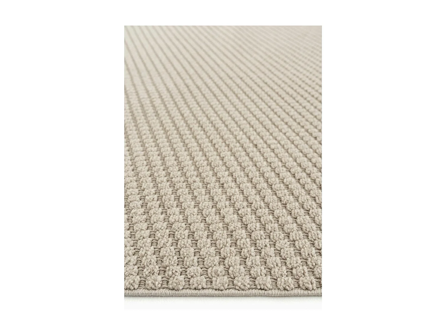 Tapis de salon taupe – tissage texturé, 120x180 cm ISTANBUL