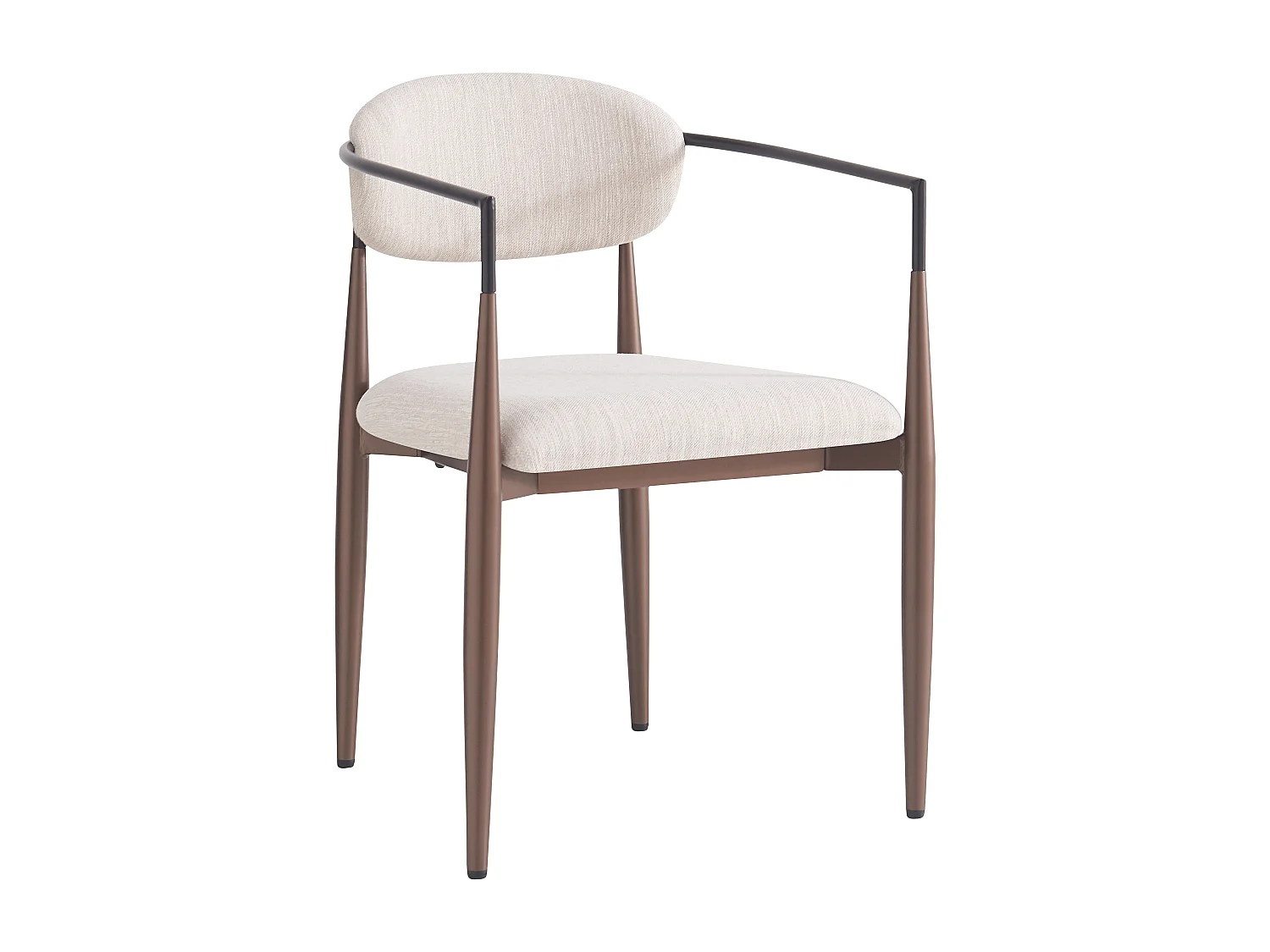 Chaise longue da pranzo in lino, ergonomica, in metallo, regolabile, design moderno, 57x60x81 cm