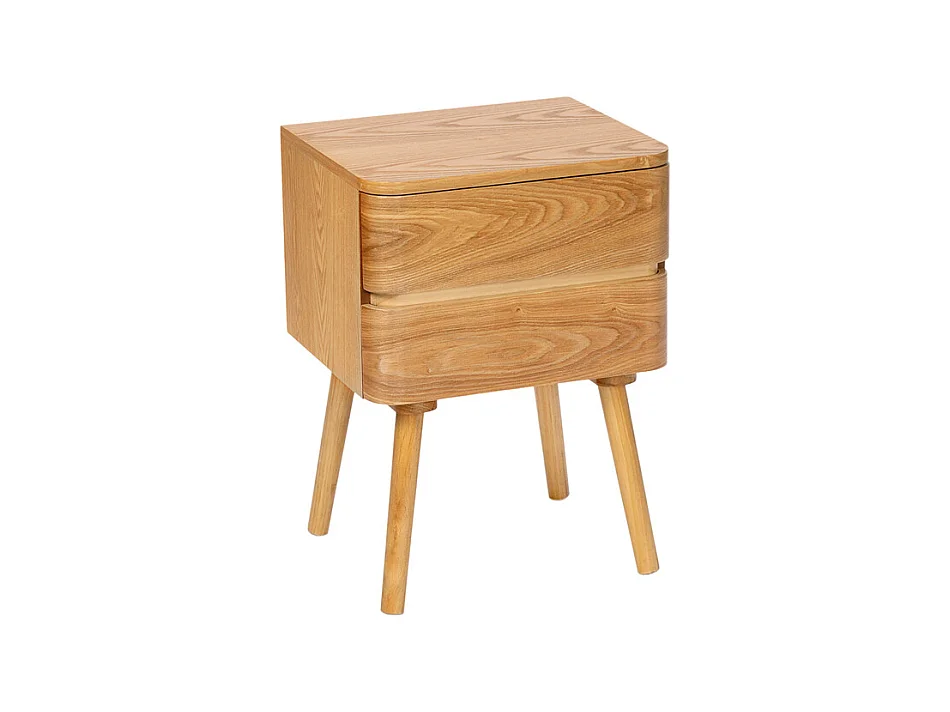 table de nuit bois pin oggi - 40x34x55 cm