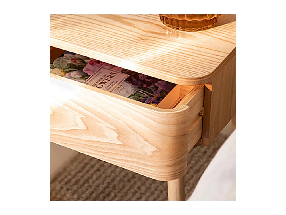 table de nuit bois oggi - 40x34x51 cm